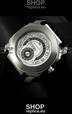 Bvlgari Gerald Genta Swiss Replica Watch in White Dial