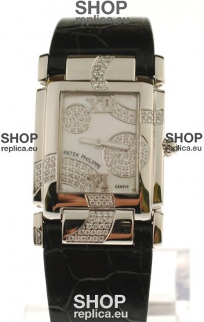 Patek Philippe Twenty Four Swiss Replica Watch in White Dial