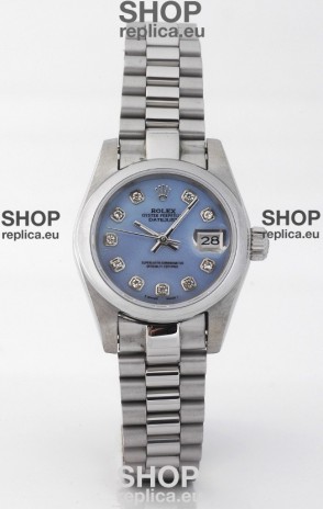 Rolex DateJust Silver-Lady's Replica Watch