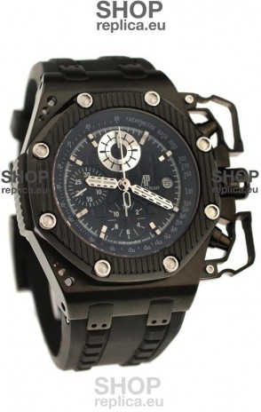 Audemars Piguet Royal Oak Offshore Survivor Swiss Chronograph Watch in Black