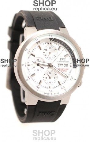IWC Aquatimer Japanese Replica Watch in White Dial