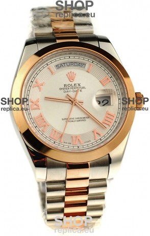 Rolex Day Date Two Tone Japanese Replica Watch 