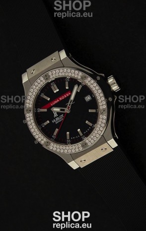 Hublot Luna Rossa Swiss Quartz Watch in Diamond Plated