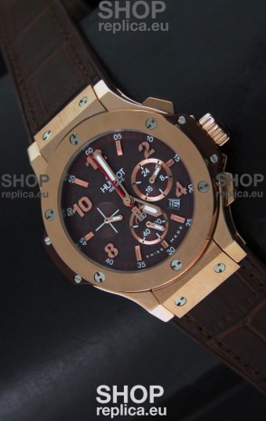 Hublot Big Bang Rose Gold Swiss Replica Watch - 1:1 Mirror Replica Watch