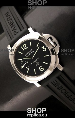 Panerai Luminor marina Swiss Steel Watch in Black Dial