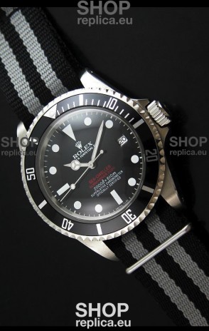 Rolex Oyster Vintage Date Sea-dewller Submariner Swiss Replica Watch in Black Dial