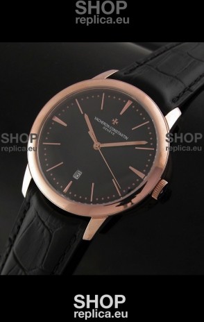 Vacheron Constantin Geneve Automatic Swiss Watch in Black Dial