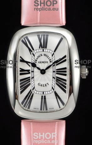 Franck Muller Galet Ladies Swiss Quartz Pink Strap Watch