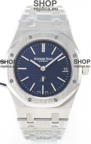 Audemars Piguet Royal 15202 39MM Super Clone Swiss Replica Watch in Blue Dial 