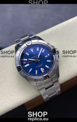 Breitling Avenger GMT Automatic 44 Swiss 1:1 Super Clone Replica Watch - Blue Dial 