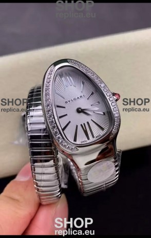 Bvlgari Serpenti Edition Stainless Steel Casing Watch in 1:1 Mirror Quality