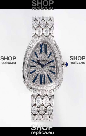 Bvlgari Serpenti Seduttori Edition Watch in Diamonds Steel Casing - 1:1 Mirror Replica