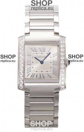 Cartier Tank Francaise Stainless Steel Swiss Quartz Replica Watch 25.70MM