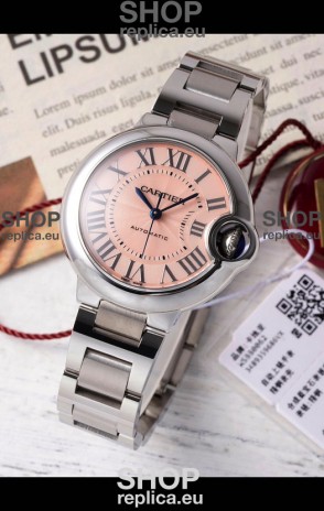 Ballon De Cartier Swiss Automatic Beige Dial Mirror Quality 33MM in Stainless Steel