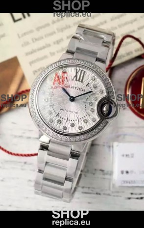 Ballon De Cartier Swiss Automatic 1:1 Mirror Quality 33MM in Stainless Steel