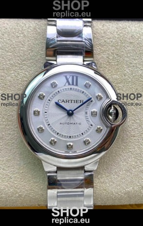 Ballon De Cartier Swiss Automatic 1:1 Mirror Quality 33MM in Steel Casing 