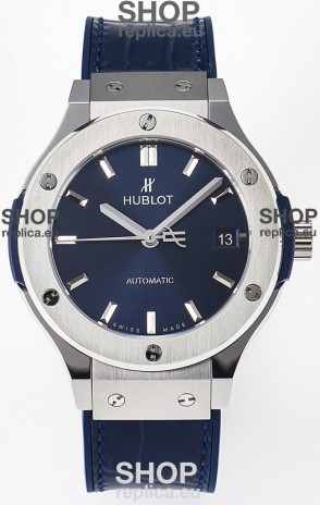Hublot Super Clone Classic Fusion Titanium 38MM 1:1 Mirror Replica Watch Blue Dial
