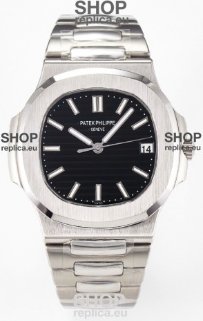 Patek Philippe Super Clone Nautilus 5711 Black Dial 1:1 Mirror Watch 