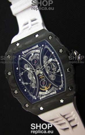 Richard Mille RM53-01 Pablo Mac Donough Black Carbon Case Swiss Replica Watch 