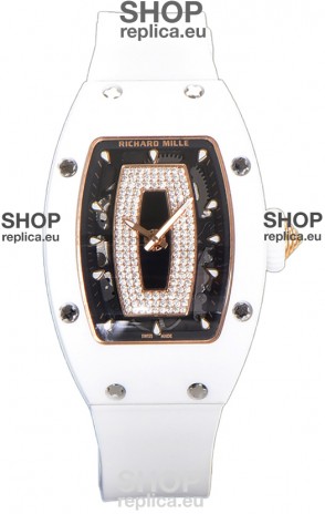 Richard Mille RM007 White Ceramic Automatic Superclone Swiss Replica Watch