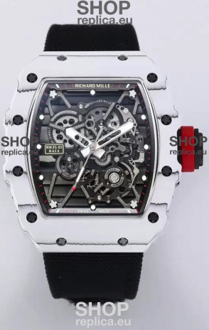 Richard Mille RM35-01 Rafael Nadal Carbon Fiber Casing with Genuine Tourbillon Super Clone Watch