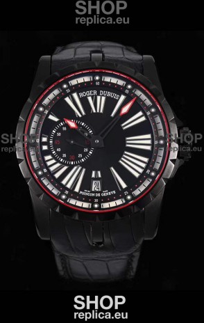 Roger Dubuis Excalibur DLC Coated Casing 1:1 Mirror Swiss Replica Watch