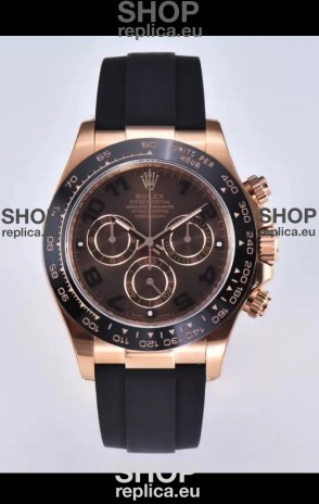 Rolex Cosmograph Daytona M116515 Rose Gold Original Cal.4130 Movement - 904L Steel Watch