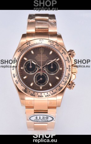 Rolex Cosmograph Daytona M116505-0013 Rose Gold Original Cal.4130 Movement - 904L Steel Watch