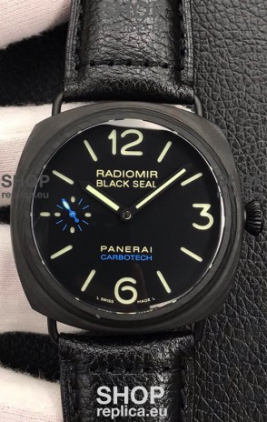 Panerai Radiomir Carbotech Edition Swiss Replica Watch in 1:1 Mirror Quality 