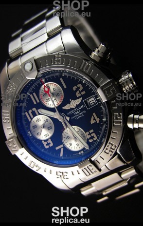 Breitling Skyland Avenger Chronograph Swiss Replica Watch Black Dial 1:1 Mirror Replica