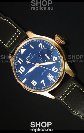 IWC Big Pilot Rose Gold - Functional Power Reserve 1:1 Mirror Replica Watch