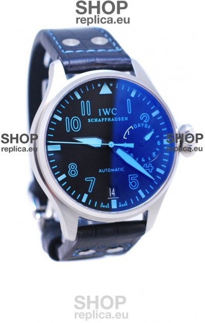IWC Big Pilot Swiss Replica Watch in Dark Blue Dial