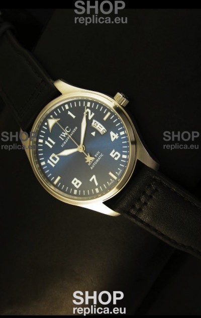 IWC Mark XVII Stainless Steel Blue Dial Swiss Watch
