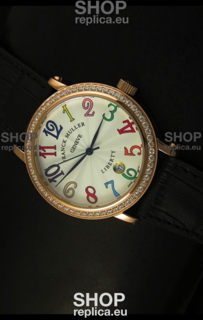 Franck Muller Master of Complications Liberty Japanese Watch in Black Strap