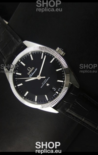 Omega Globemaster Co-Axial Swiss Black Dial Stainless Steel - 1:1 Mirror Replica Watch