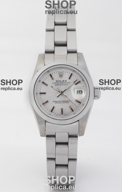 Rolex DateJust Silver-Lady's Replica Watch