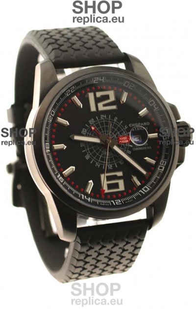 Chopard 1000 Miglia GT XL GMT Japanese Replica PVD Watch