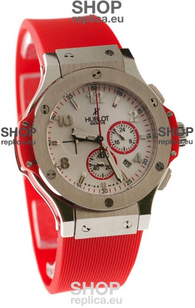 Hublot Big Bang Red Band Swiss Replica Watch