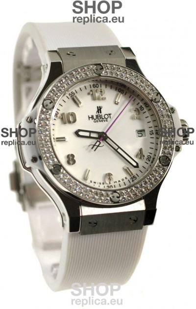 Hublot Big Bang All White 40MM Swiss Replica Watch