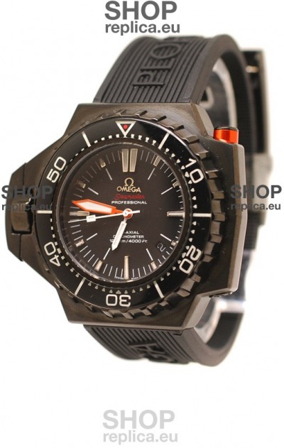 Omega Seamaster Ploprof 1200M Swiss Watch in Black