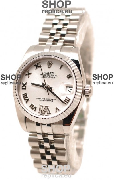 Rolex Oyster Perpetual Datejust Diamonds VI Japanese Replica Watch -36MM
