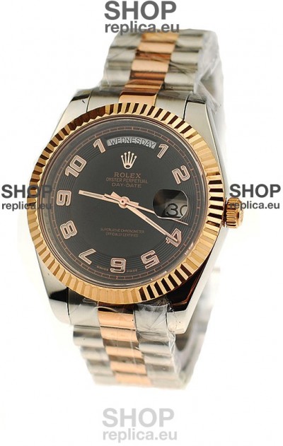 Rolex Day Date Two Tone Japanese Replica Watch