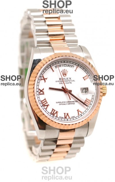 Rolex Day Date Two Tone Japanese Replica Watch