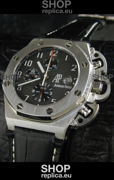 Audemars Piguet Royal Oak Watch in Black Dial - Secs hand 9 O Clock