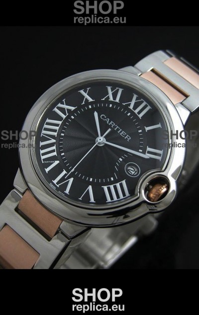 Cartier Ballon Bleu de Japanese Replica Watch Two Tone