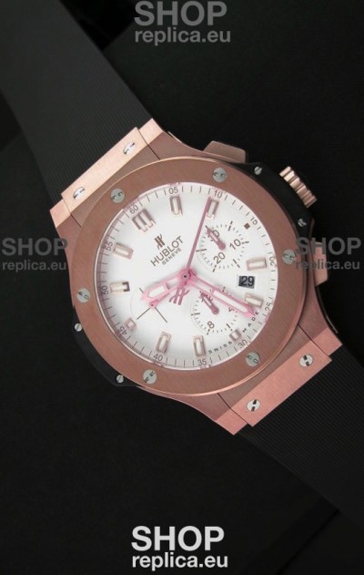 Hublot Big Bang Swiss Replica Watch in Pink Gold - 1:1 Ultimate Mirror Replica Watch
