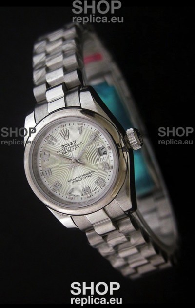 Rolex Datejust Oyster Perpetual Superlative ChronoMeter Japanese Steel Watch 