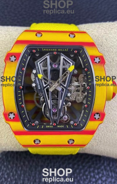 Richard Mille RM27-03 Rafael Nadal Genuine Tourbillon Movement 1:1 Mirror Replica Watch