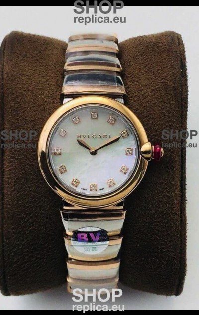 Bvlgari LVCEA Edition Watch in Two Tone Rose Gold Steel - 1:1 Mirror Replica