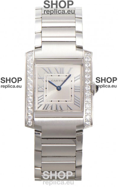 Cartier Tank Francaise Stainless Steel Swiss Quartz Replica Watch 25.70MM